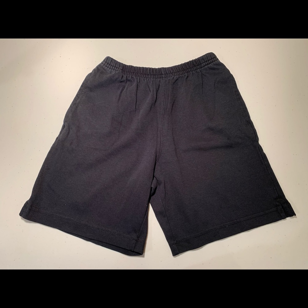 Lands End Black Cotton Shorts Unisex Small